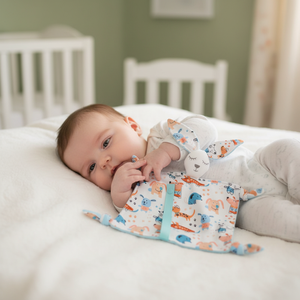 Mini Doudou avec Attache-Suce