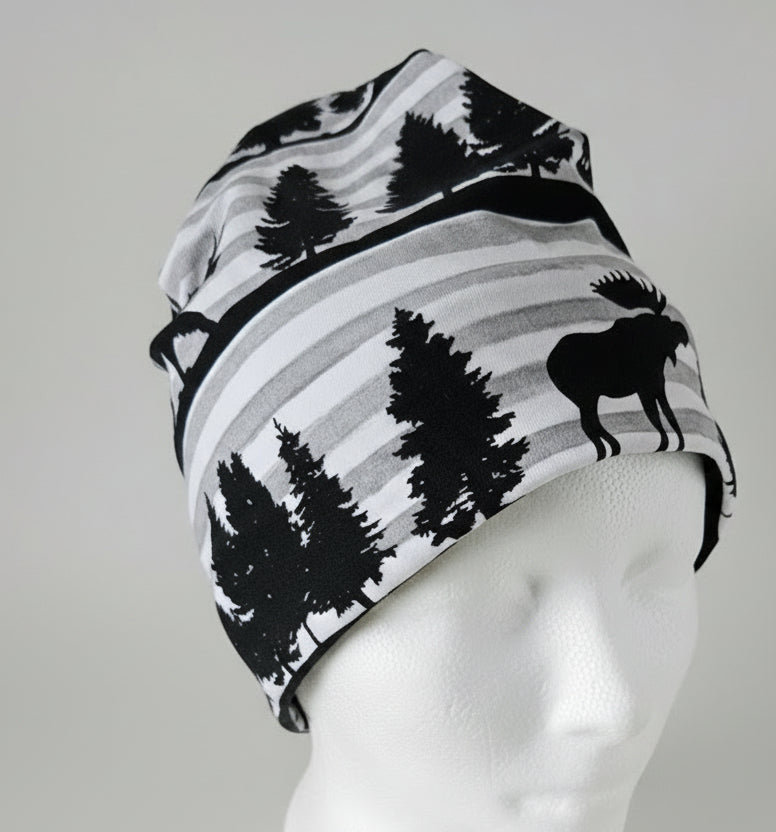 Tuque en tissu doublé micro-polar
