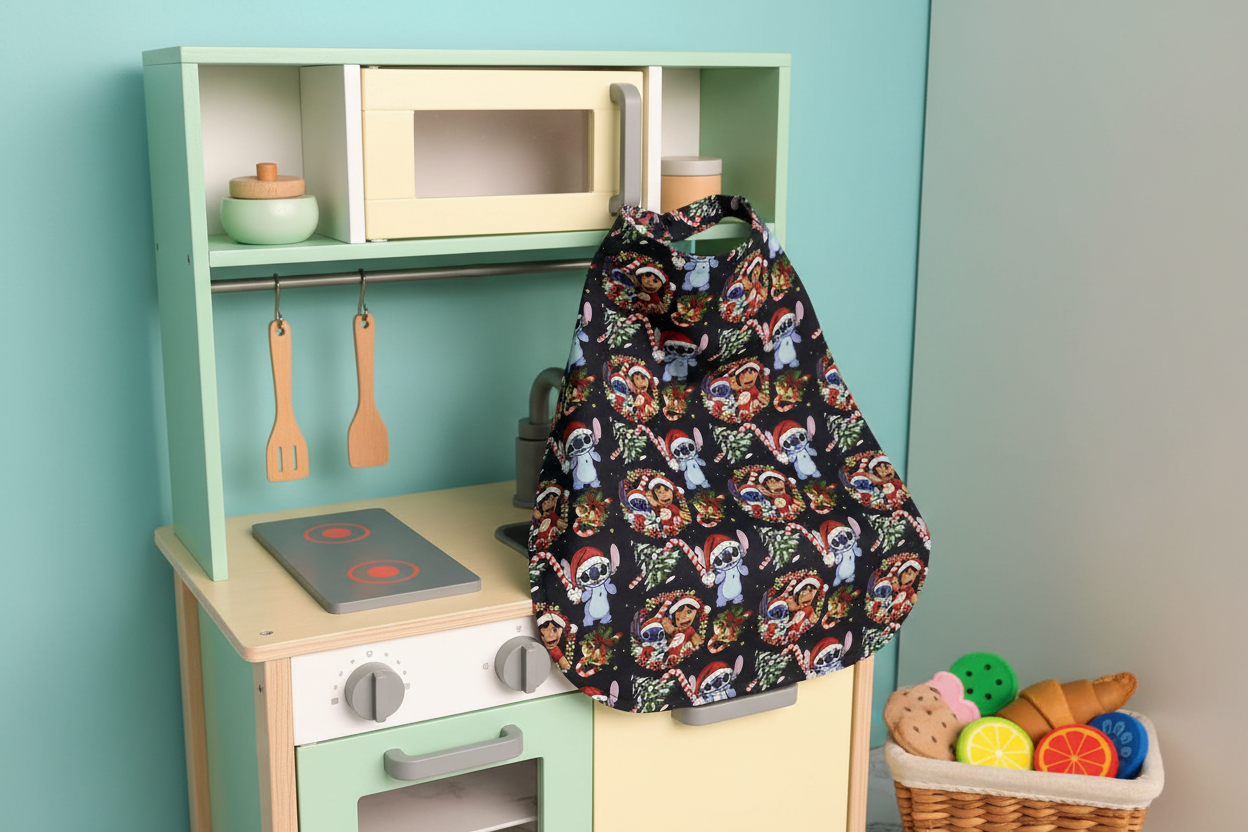 Bavette imperméable bébé/enfant - Joli motif