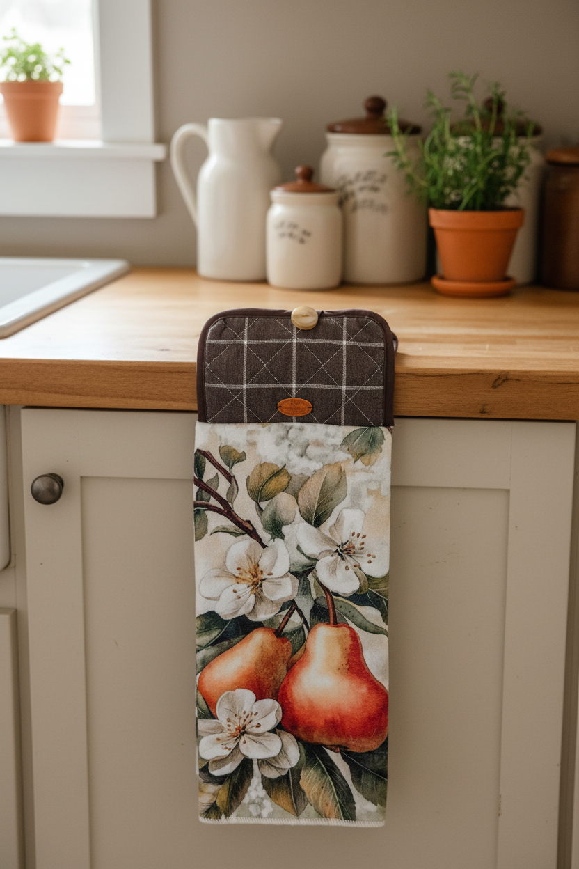 Essuie-Main avec Bouton - Attache Pratique