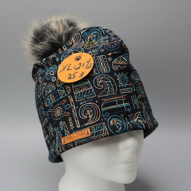 Tuque en tissu doublé micro-polar