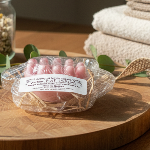 Savon Exfoliant avec Éponge Intégrée
