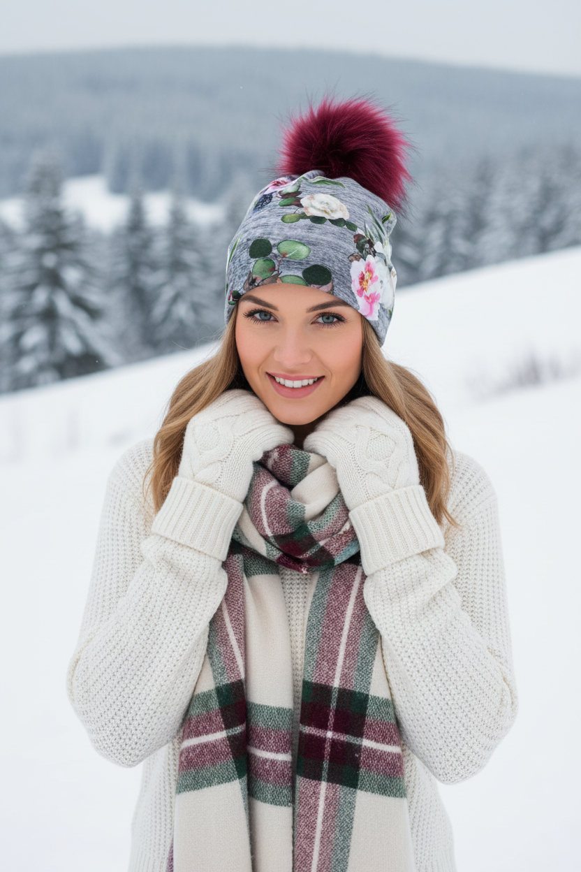 Tuque en tissu doublé micro-polar