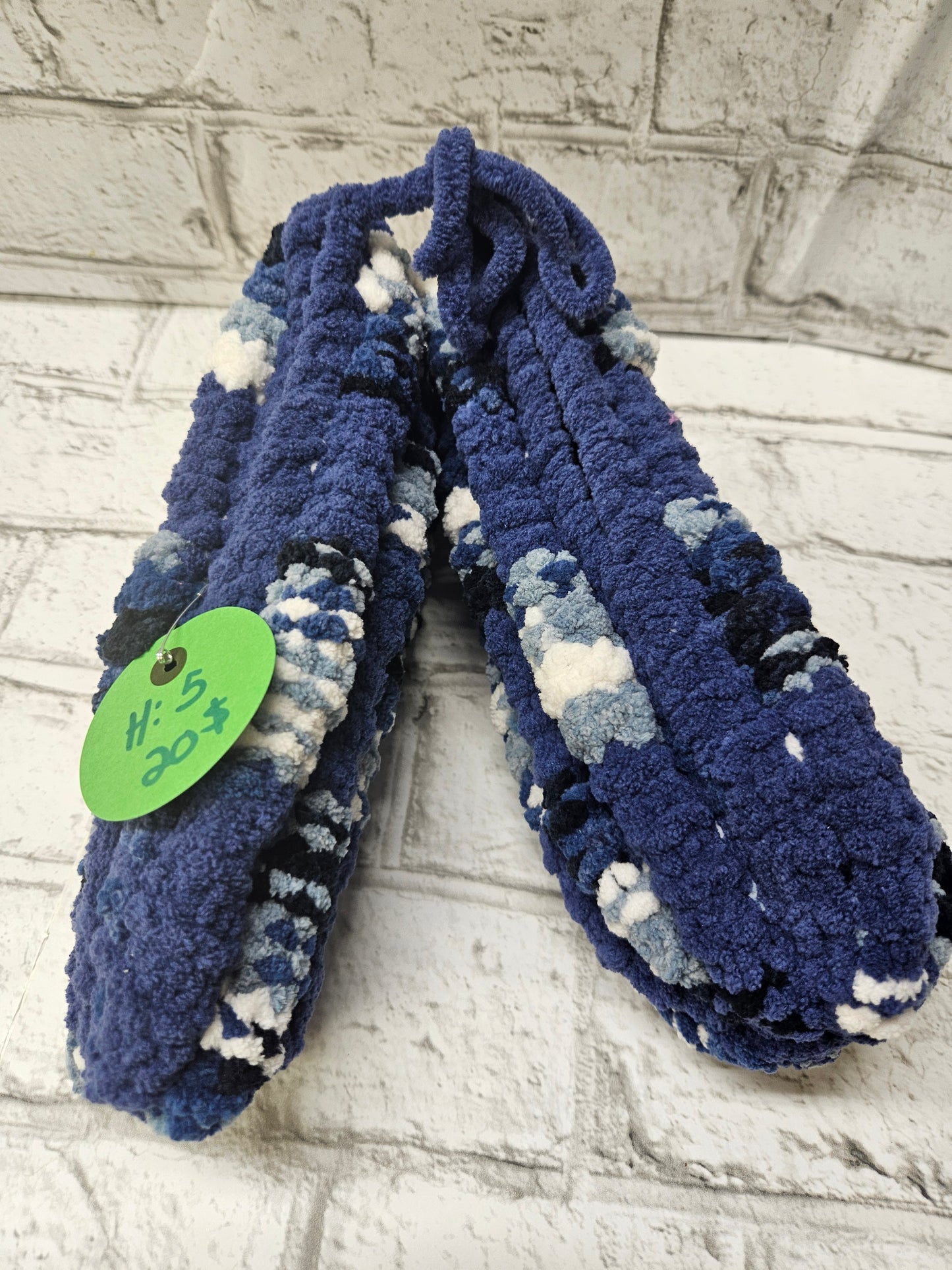 Pantoufles en laine tricotées - Homme 5