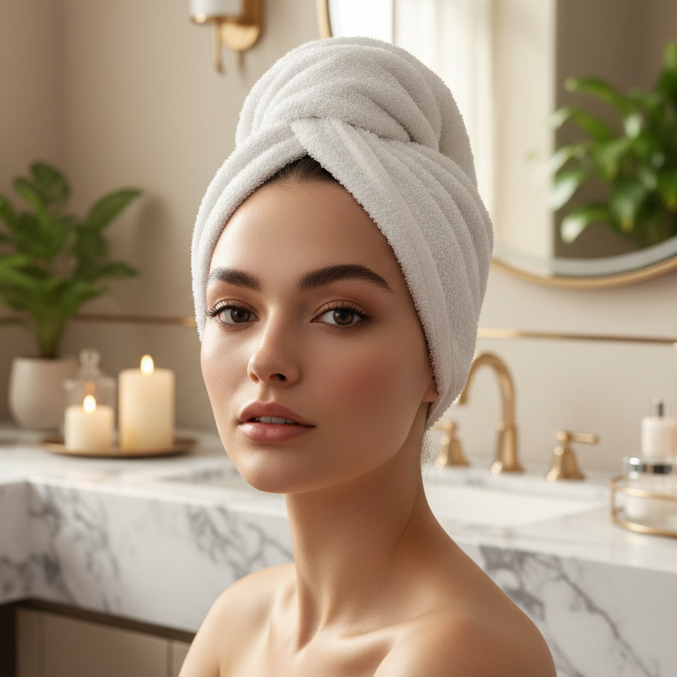 Serviette à cheveux