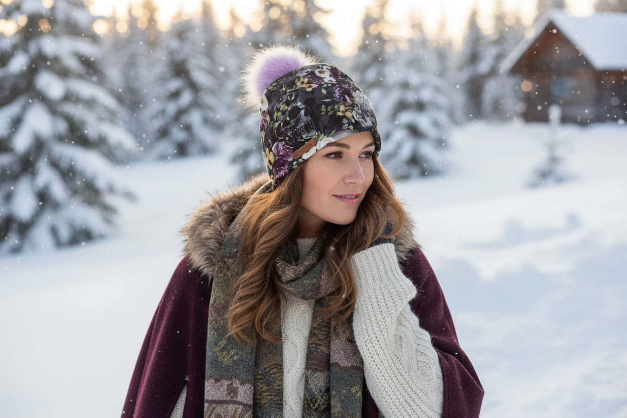 Tuque en tissu doublé micro-polar