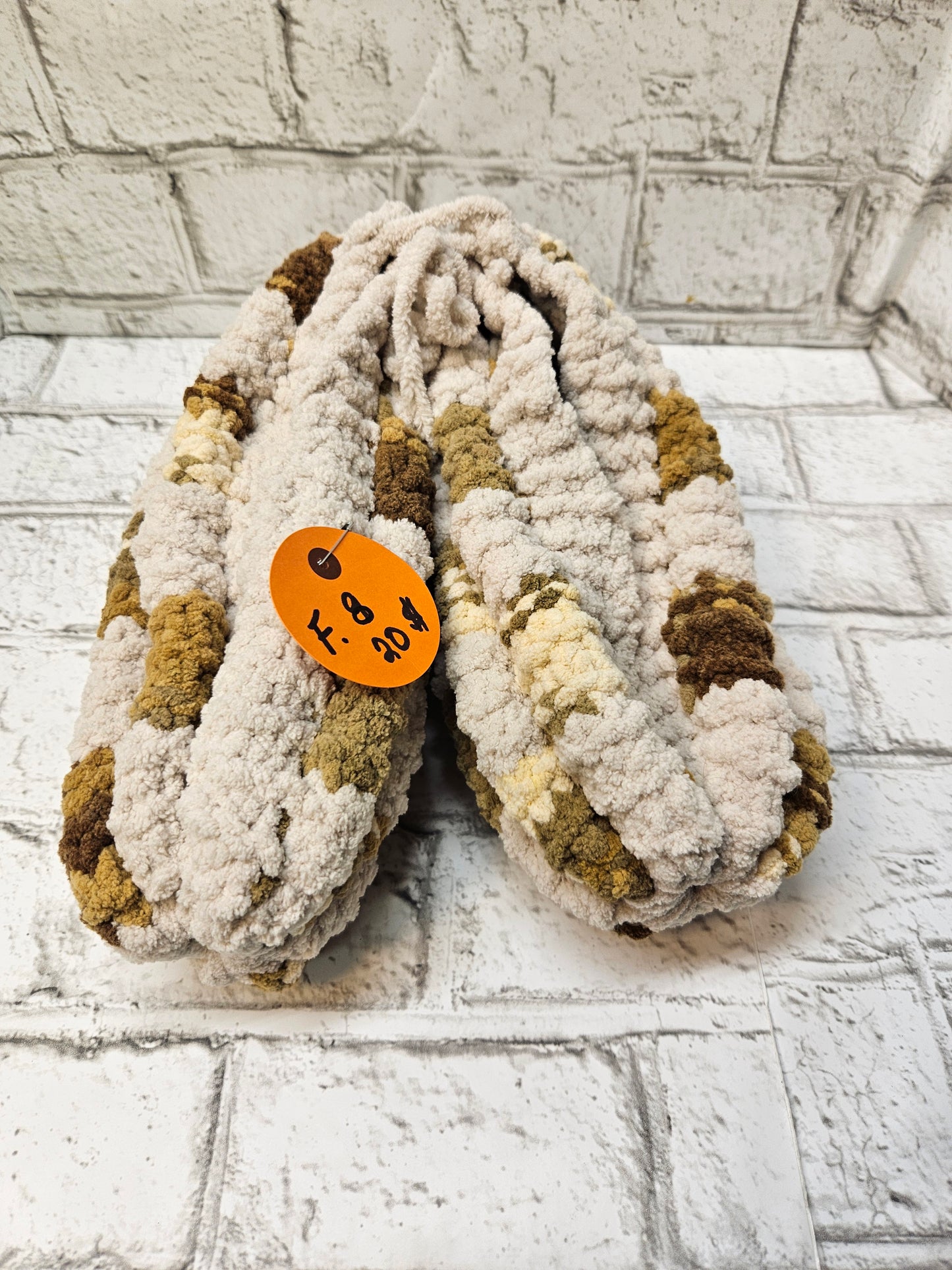 Pantoufles en laine tricotées–Femme 8