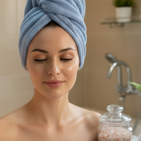 Serviette à cheveux