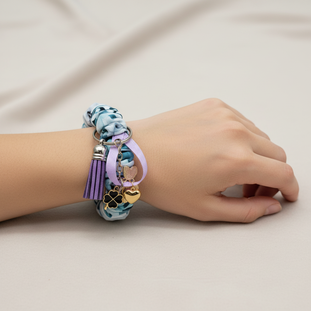 Porte-clé -bracelet extensible