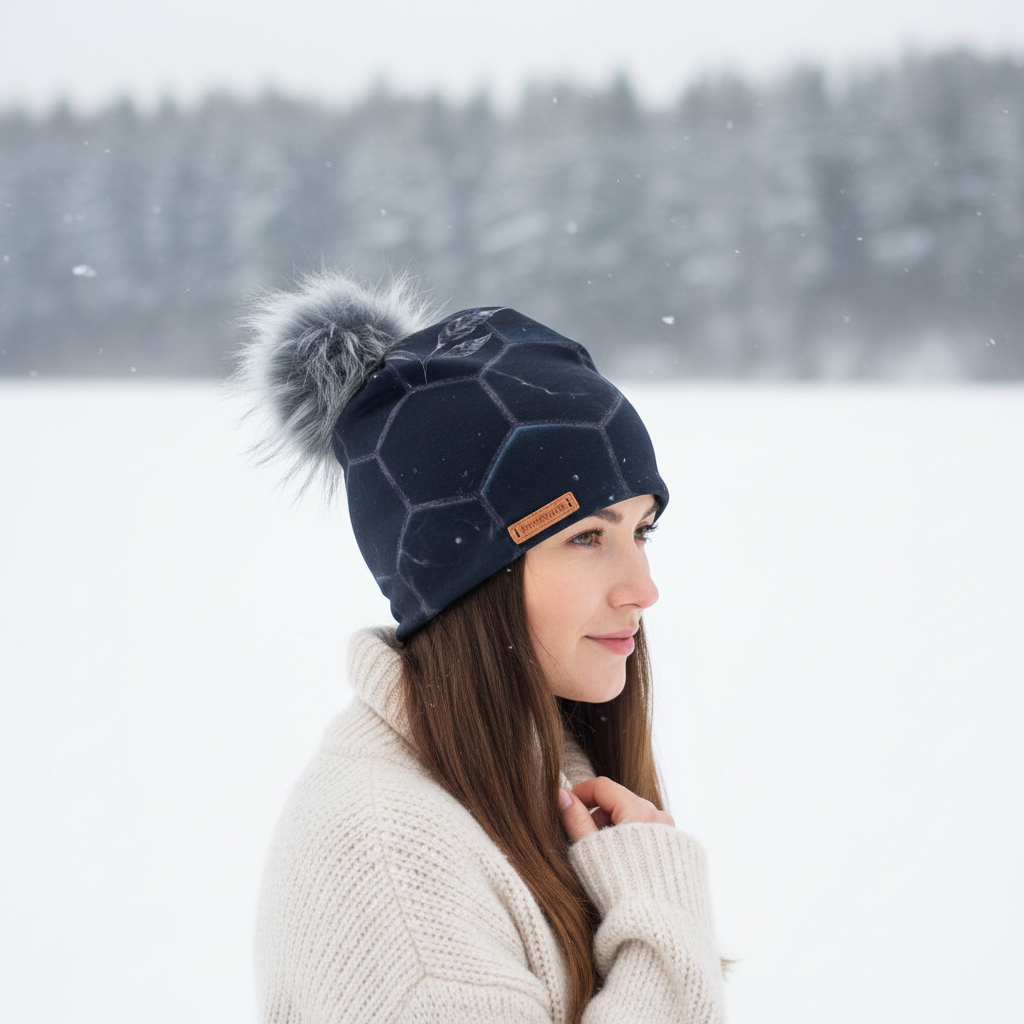 Tuque en tissu doublé micro-polar