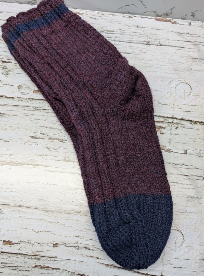 (9.5")Bas tricotés 85%laine