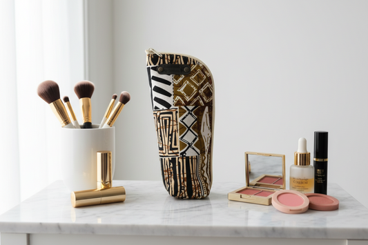 Trousse à pinceaux et maquillage