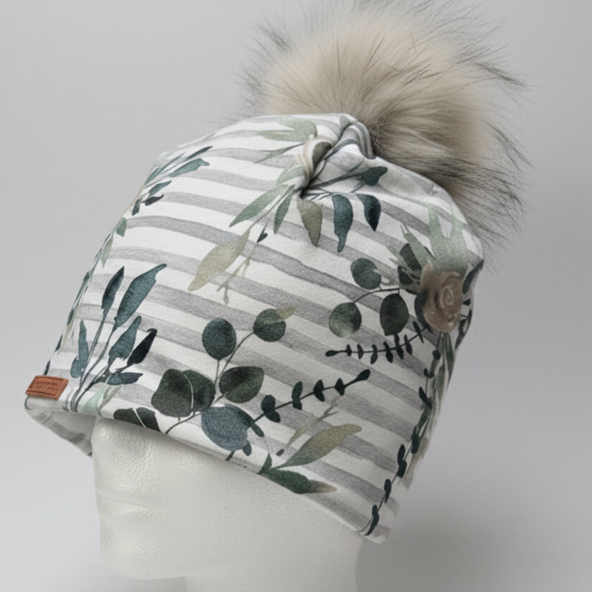 Tuque en tissu doublé micro-polar