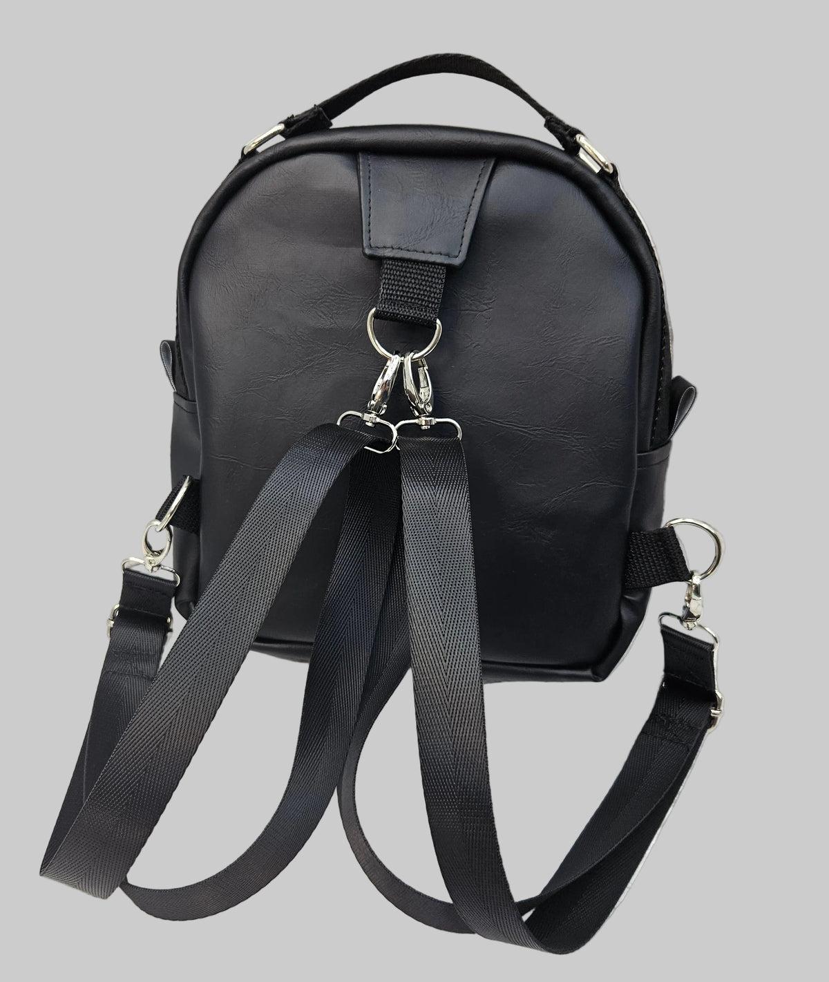 Sac à dos sacoche en simili cuir (Moyen)