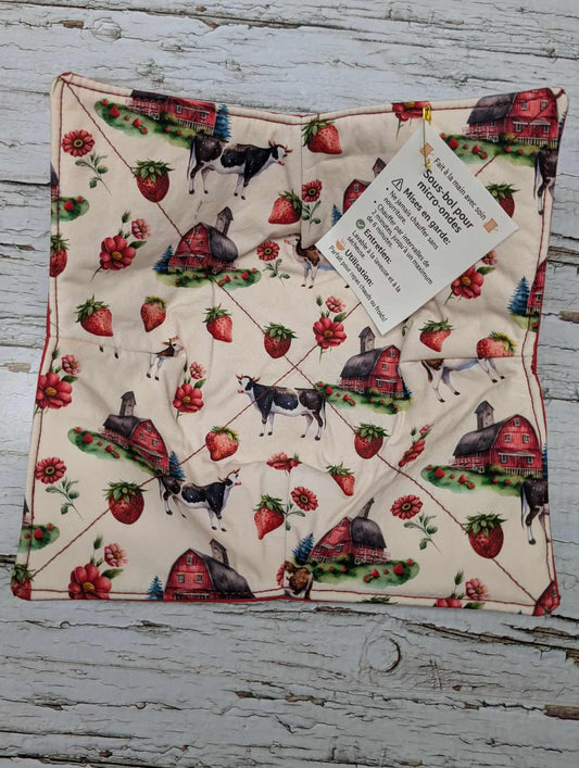 Sous-bols réversibles pour micro-ondes