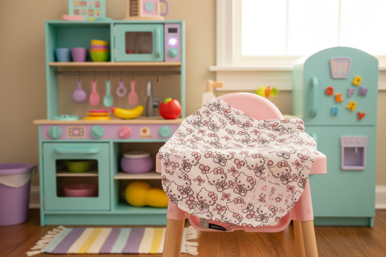 Bavette imperméable bébé/enfant - Joli motif