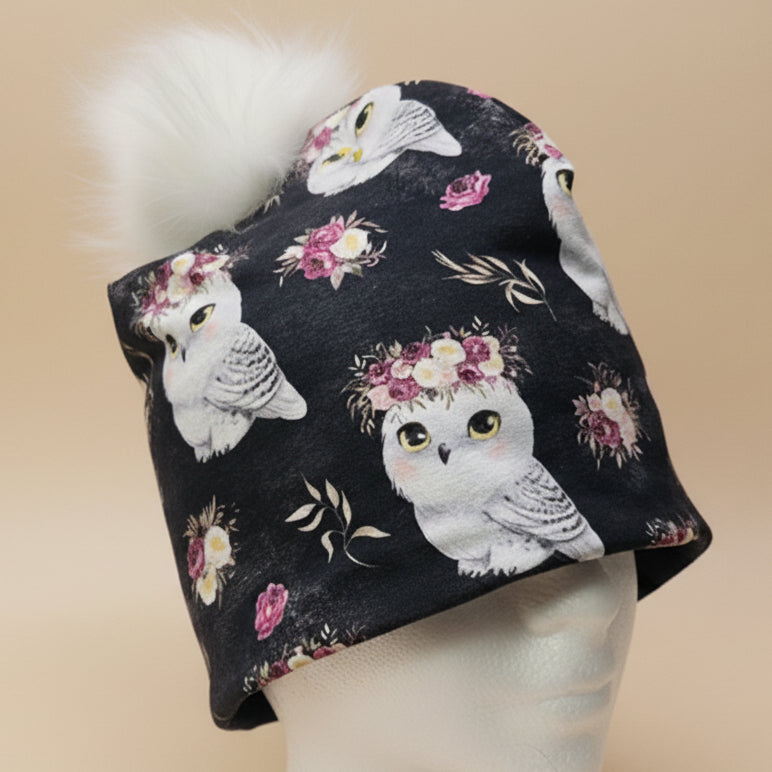 Tuque en tissu doublé micro-polar