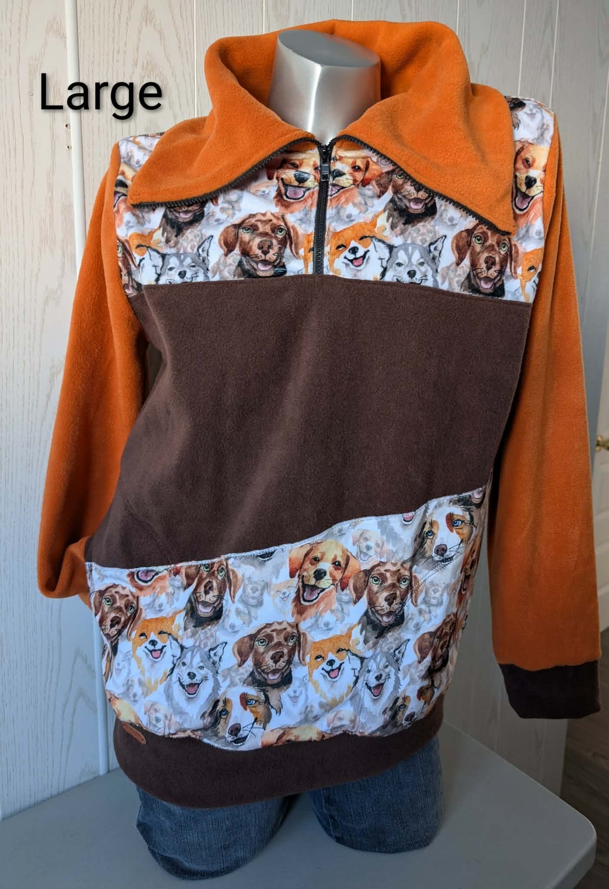 Chandail en polar UNISEX-LARGE