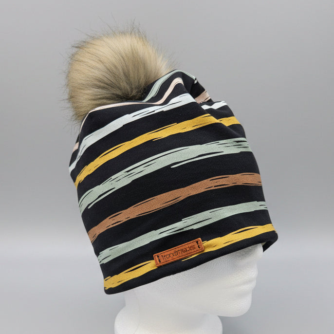 Tuque en tissu doublé micro-polar
