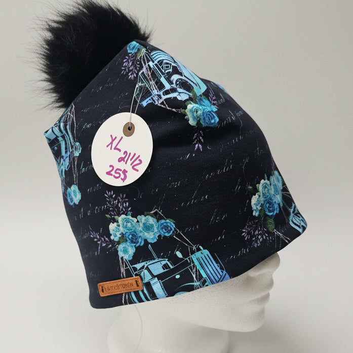 Tuque en tissu doublé micro-polar