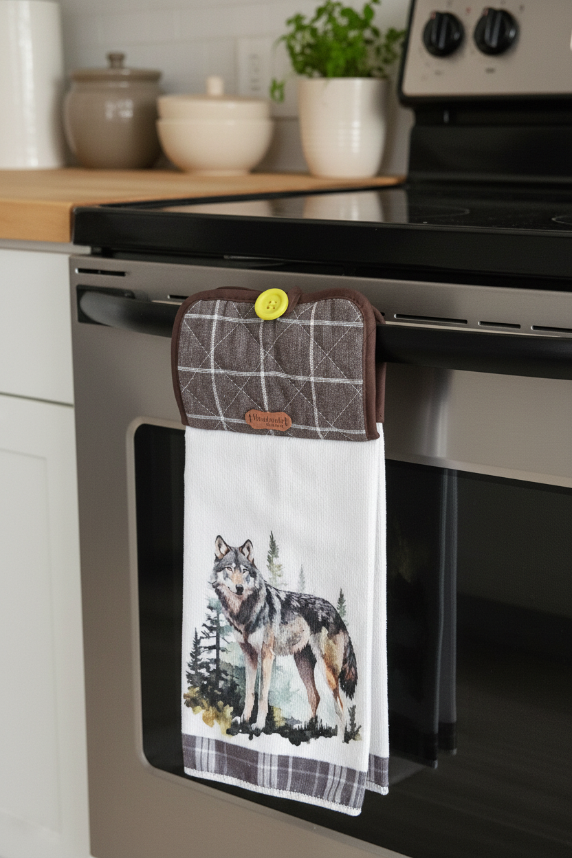 Essuie-Main avec Bouton - Attache Pratique