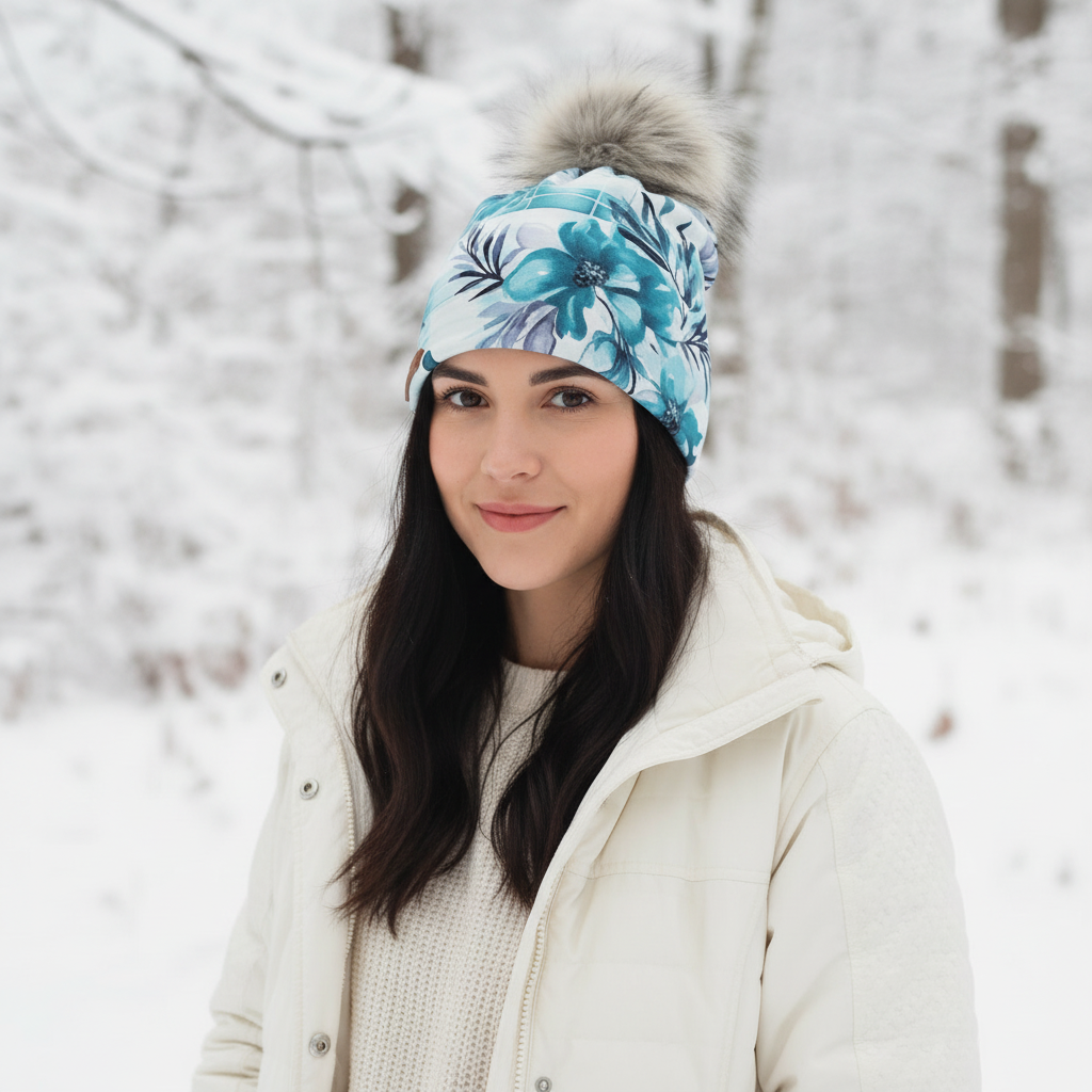 Tuque en tissu doublé micro-polar