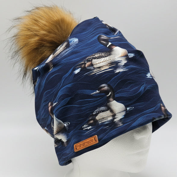 Tuque en tissu doublé micro-polar