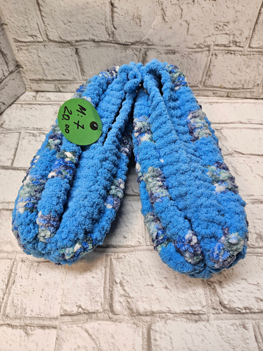 Pantoufles en laine tricotées-Homme 7