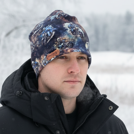 Tuque en tissu doublé micro-polar