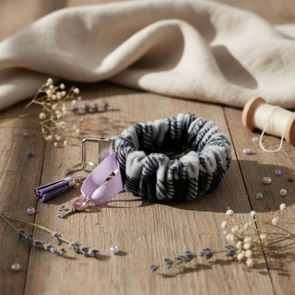Porte-clé -bracelet extensible
