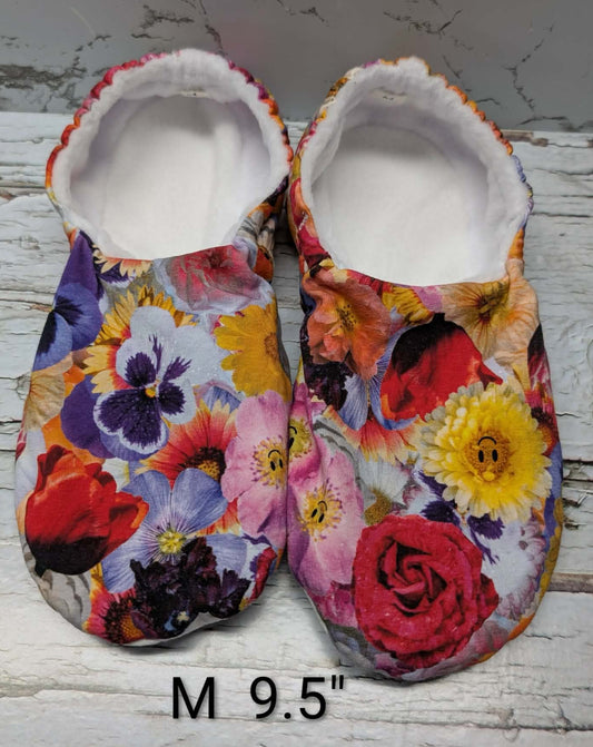 Pantoufles antidérapantes-M (9.5")