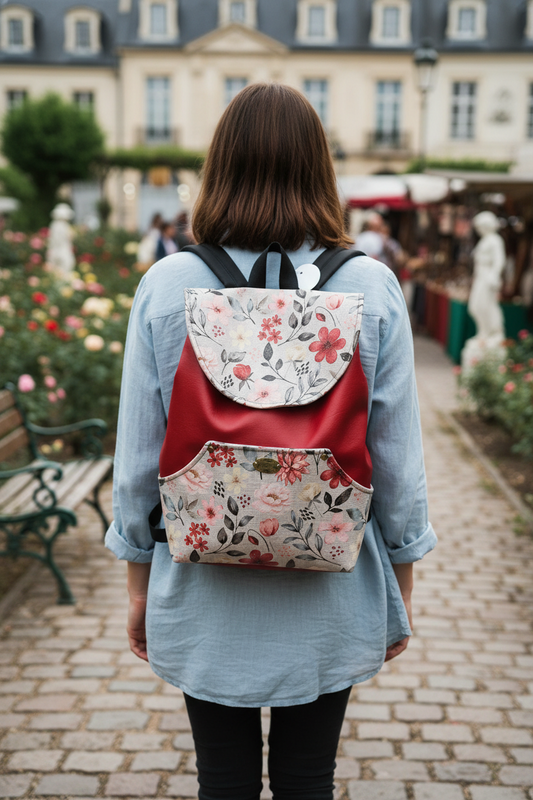 Sac à dos sacoche en simili cuir