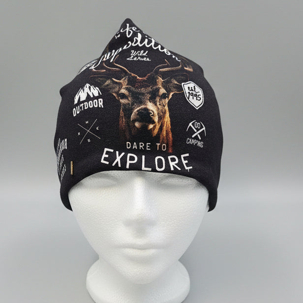 Tuque en tissu doublé micro-polar