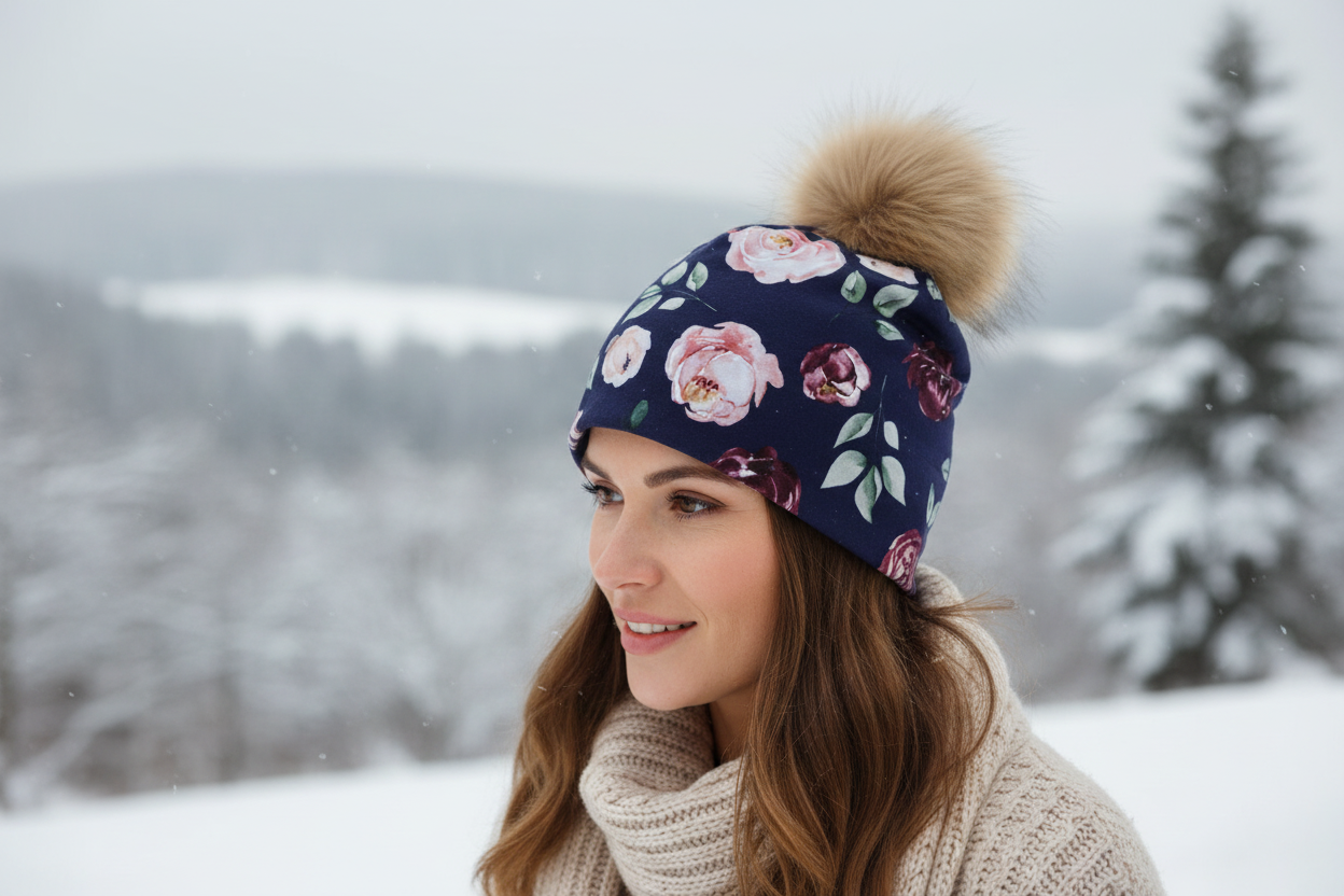 Tuque en tissu doublé micro-polar