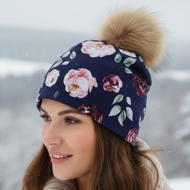 Tuque en tissu doublé micro-polar