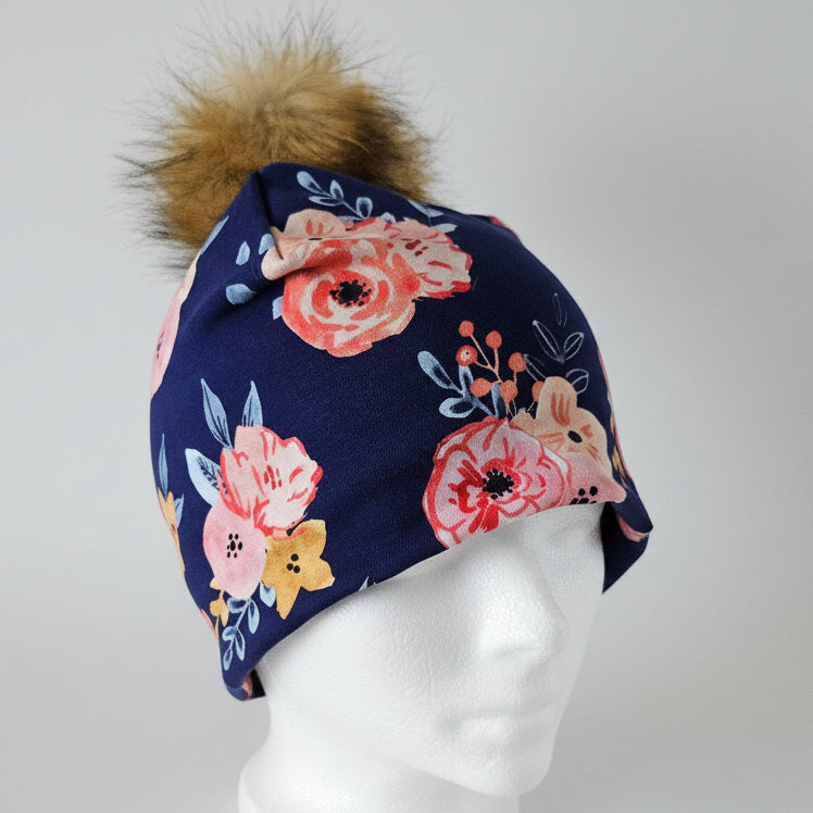 Tuque en tissu doublé micro-polar
