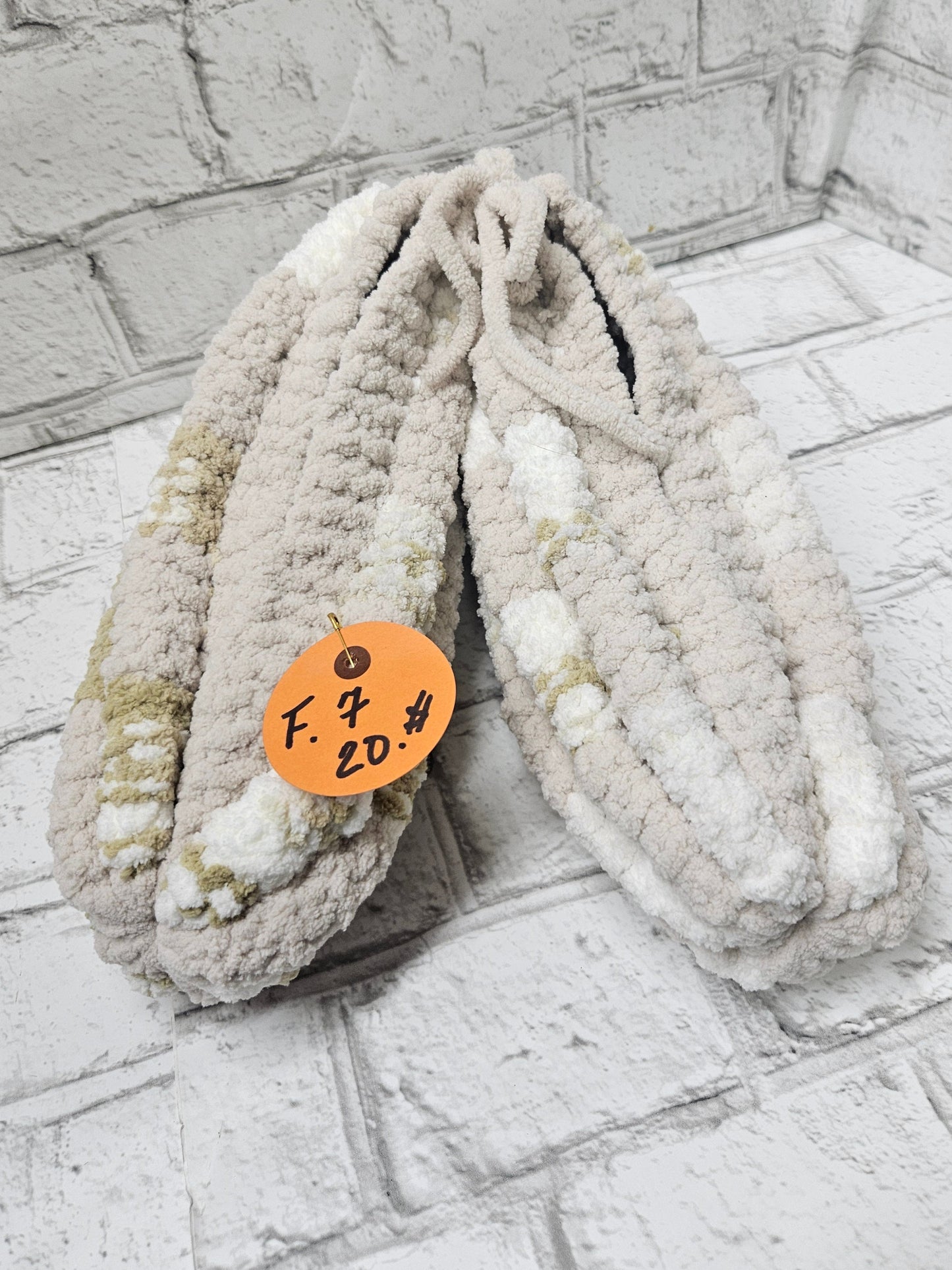 Pantoufles en laine tricotées–Femme 7