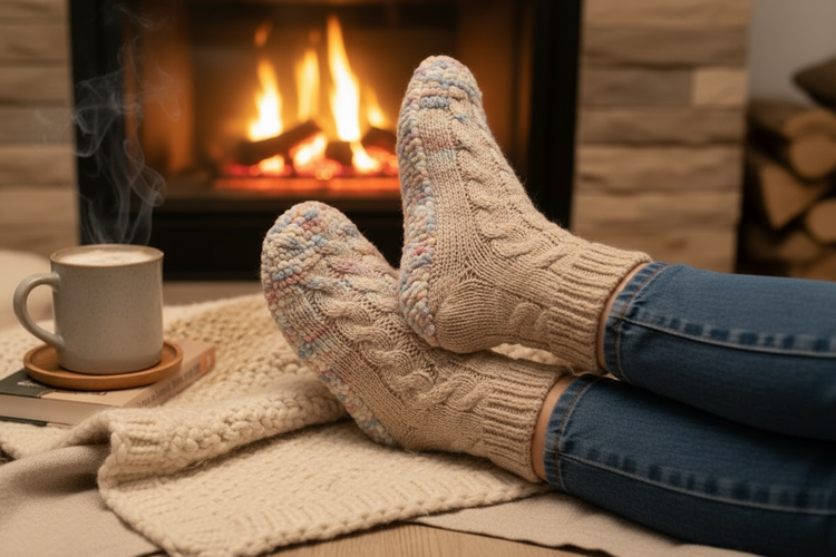 Pieds en pantoufles artisanales