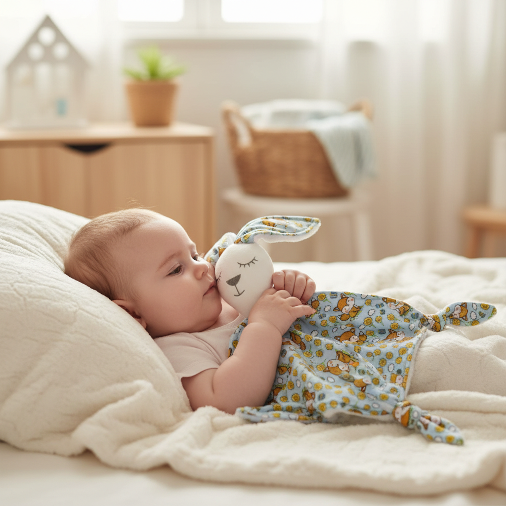 Mini Doudou avec Attache-Suce