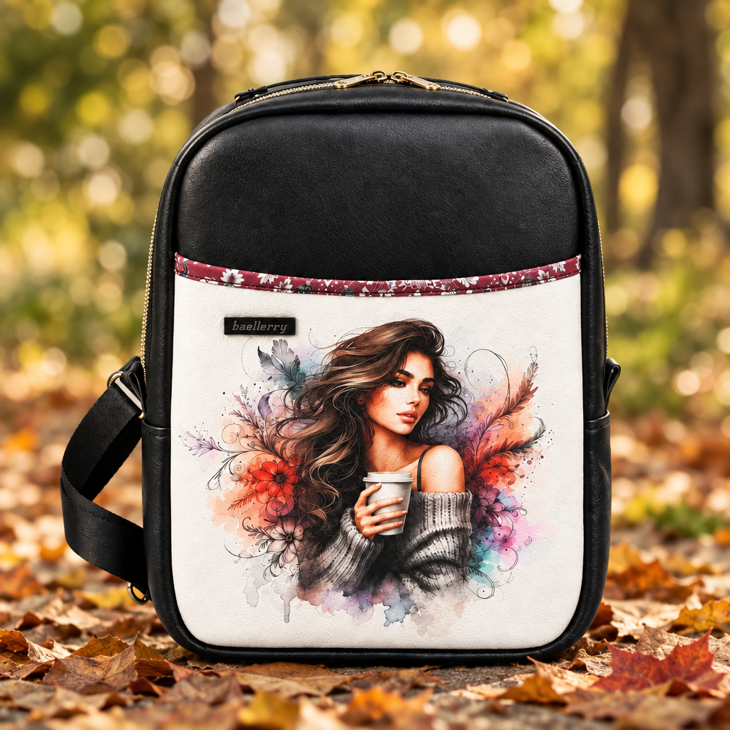 Sac à dos sacoche en simili cuir