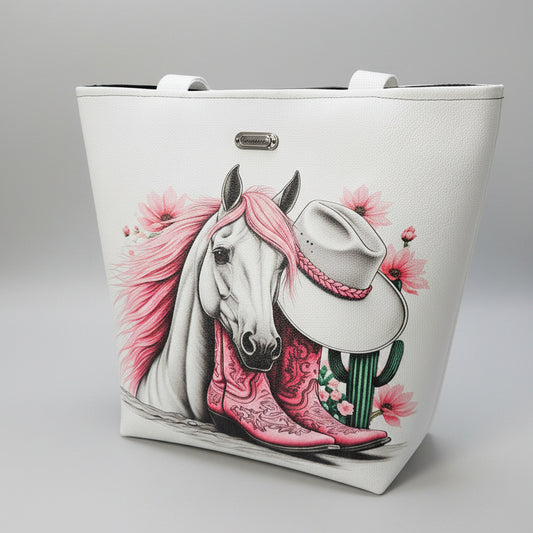 Sac à l'épaule en simili cuir - Format moyen