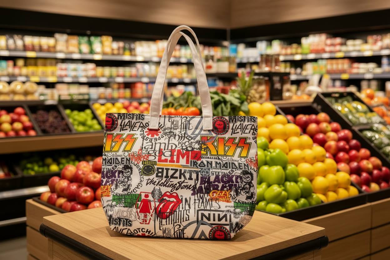 Sac format moyen en tissu PUL imperméable