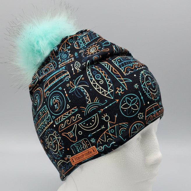 Tuque en tissu doublé micro-polar
