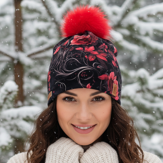 Tuque en tissu doublé micro-polar