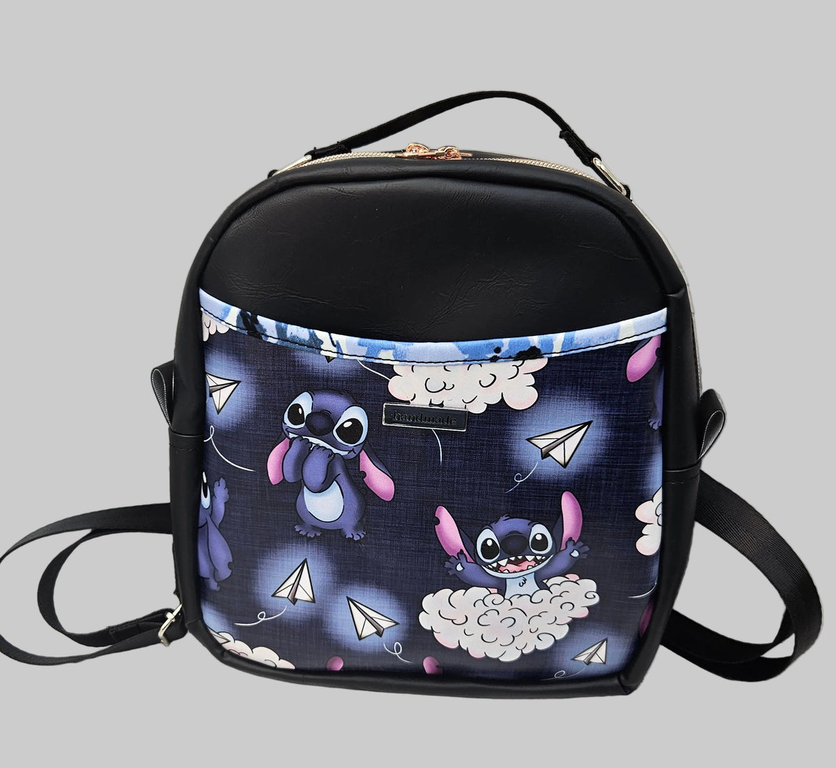 Sac à dos sacoche en simili cuir (Moyen)