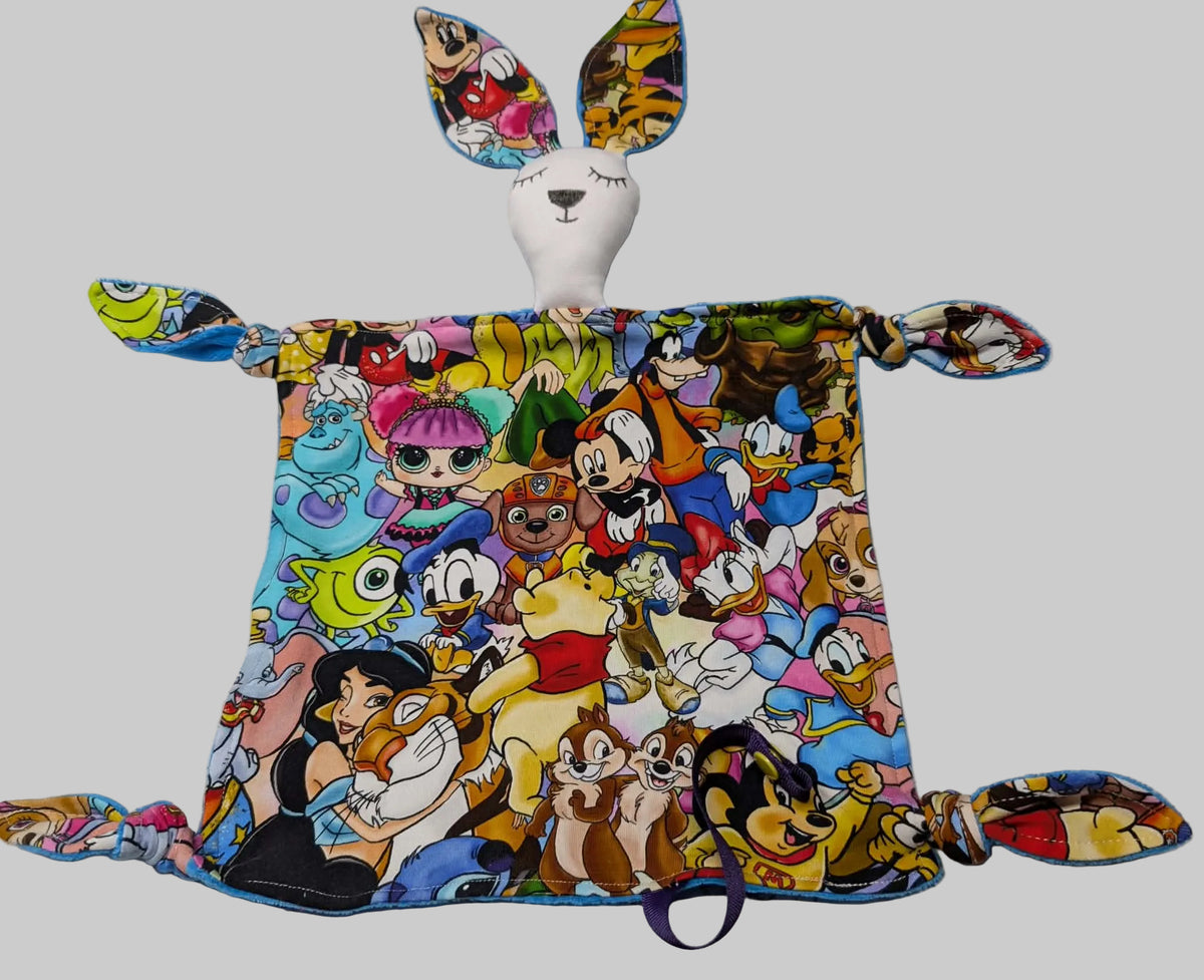 Mini Doudou avec Attache-Suce