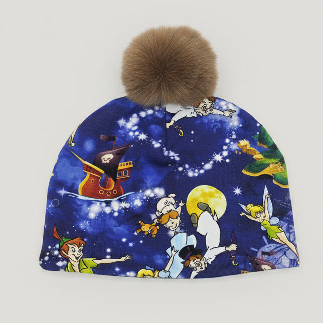 Tuque enfant doublée micropolar avec pompon amovible - 1 an (38 cm)
