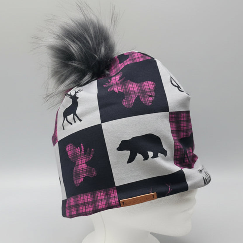 Tuque en tissu doublé micro-polar