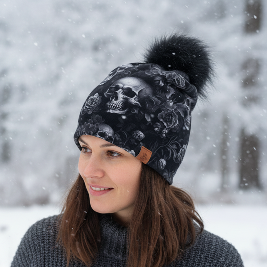 Tuque en tissu doublé micro-polar