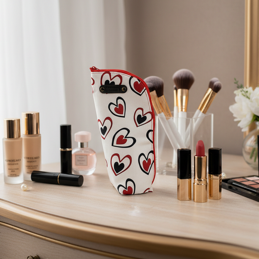 Trousse à pinceaux et maquillage